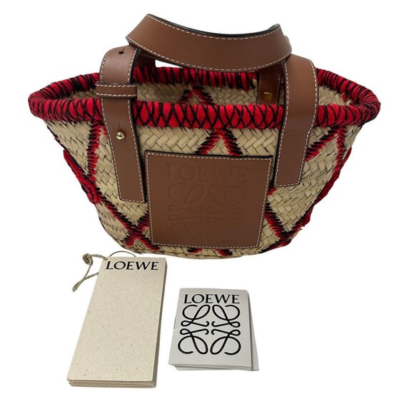 LOEWE Red Leather Shoulder Bag - Picture 13 of 13